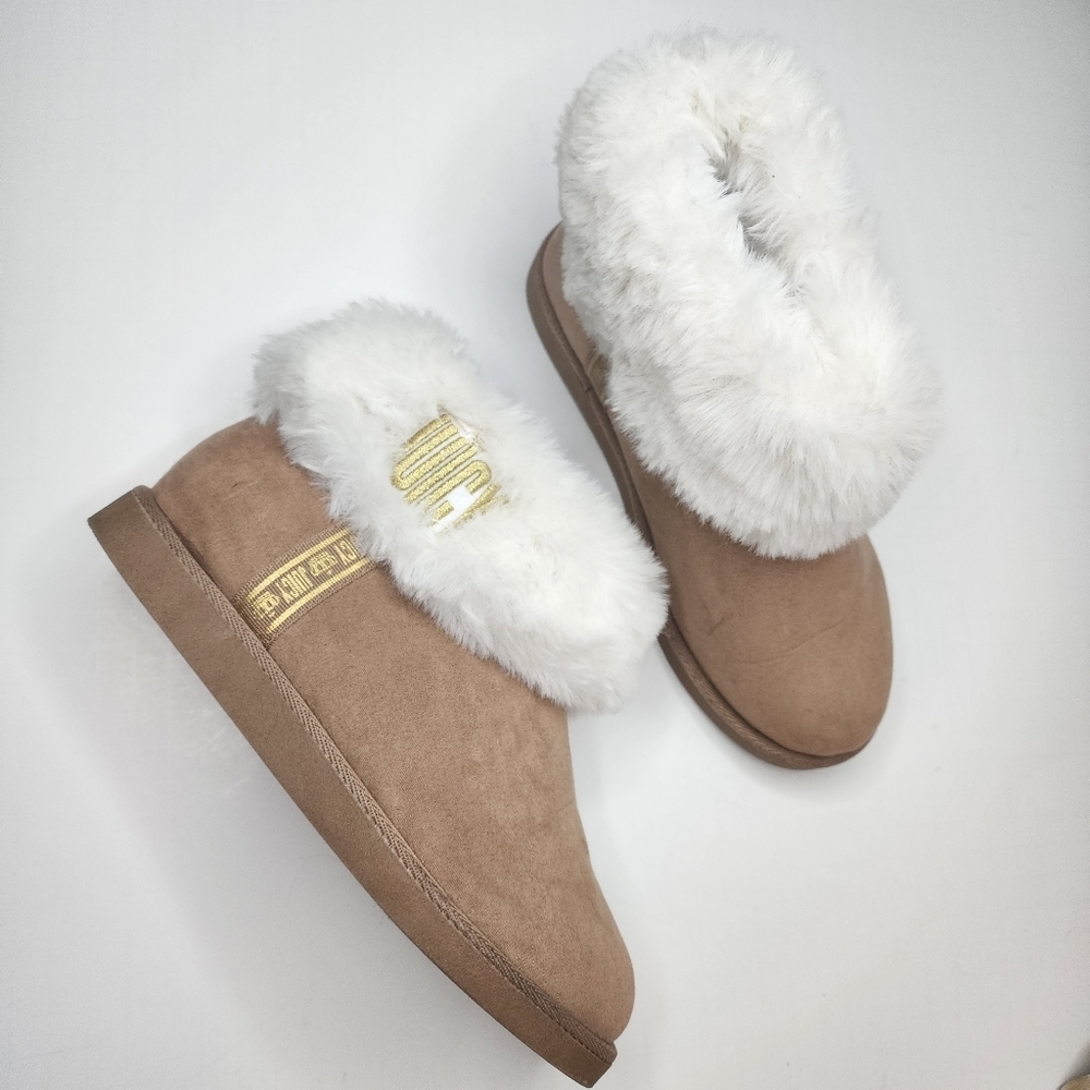 Juicy Couture ankle boot Faux Fur Tan Size 6.5
